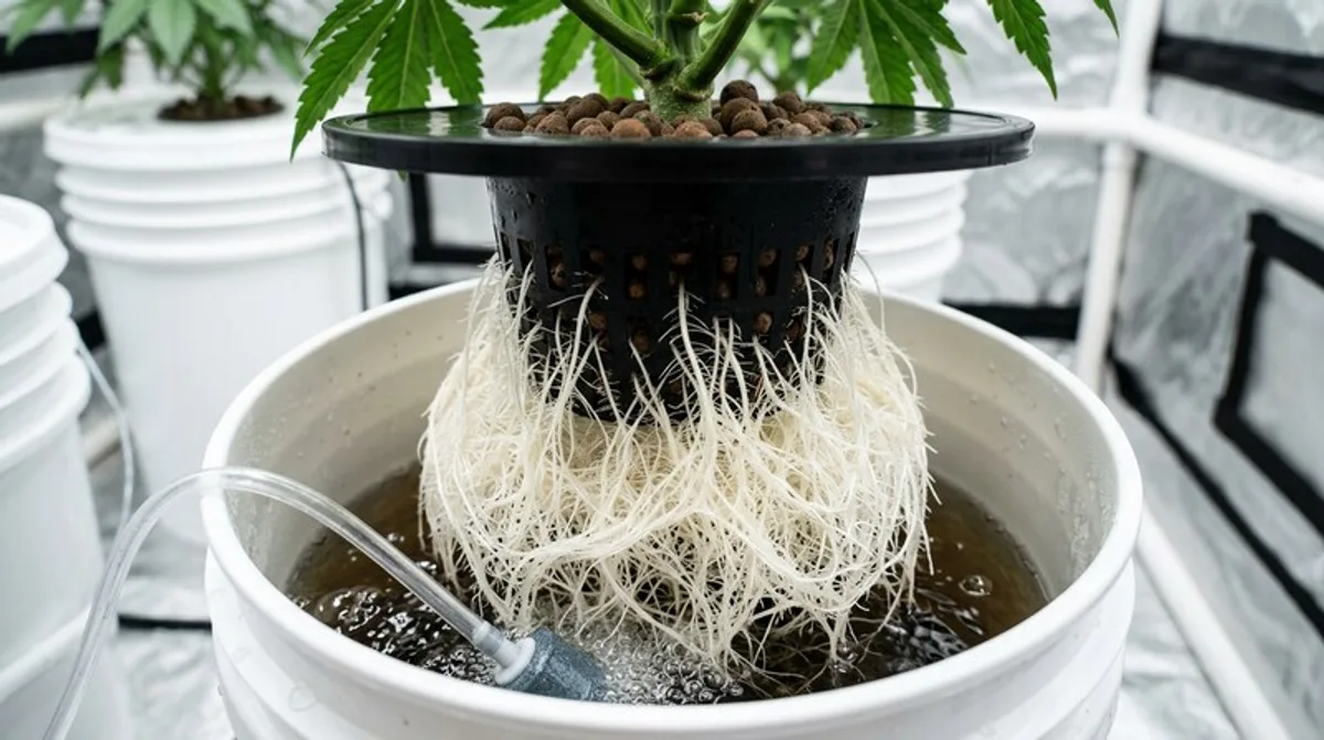 Hydroponic cannabis growing